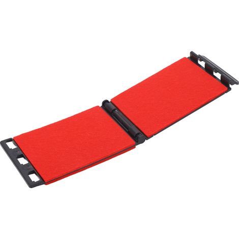 Nettoyant pour cordes de guitare, plastiques et fibres, éponge à récurer R101 rouge (1/5)