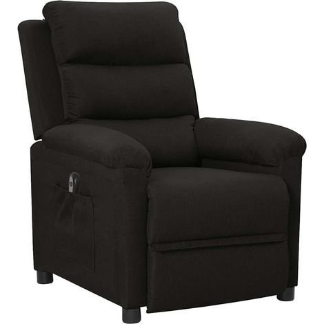 Maison Exclusive - Relaxsessel Elektrisch Schwarz Stoff (1/5)