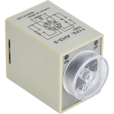 AH3-3 Zeitrelais, elektronischer Typ, einstellbare Auslöseverzögerung, 8 Pins, 10 Min. (110 V) (1/5)
