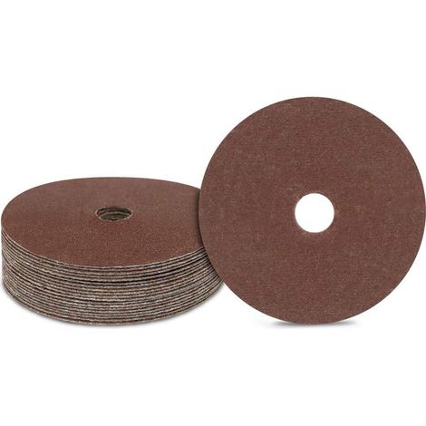 50-mm-Holzschleifscheiben – 20er-Pack – Verstärktes Textil, Körnung 40 – Grobschleifen und Formen – Für Bildhauer und Holzbearbeiter – 50 mm Durchmesser (1/5)