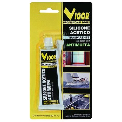 Silicone Vigor Antimuffa Tubetto Bianco-Bagni Ml.  60