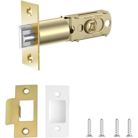 Loquet de porte tubulaire à mortaiser, 60 mm/70 mm (1/5)