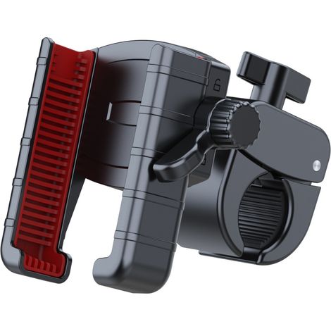 Support de téléphone pour vélo, rotation à 360°, compatible avec les trottinettes électriques, VTT, quads et motos, pour téléphones (1/5)