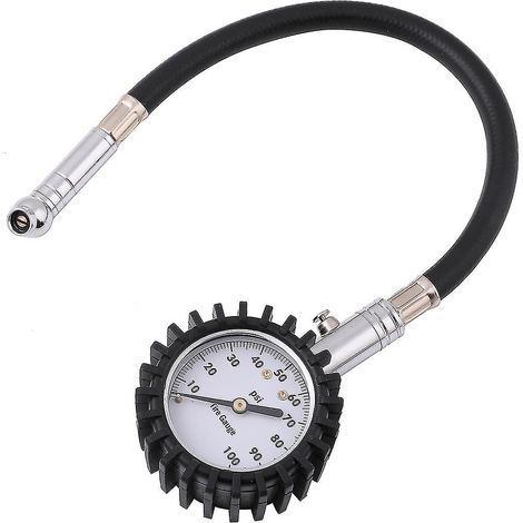Manomètre robuste pour tester la pression des pneus de voitures et de motos (1/4)