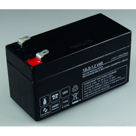 Bleiakku Q-Batteries 12V/2,1Ah (1/2)