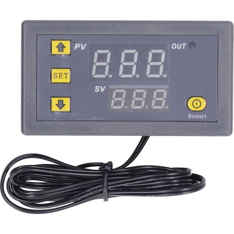 Contrôleur de Température, Module de Régulation de Température, Mini Thermostat à Affichage Numérique LED 110-220 V pour Réfrigérateur (1/5)
