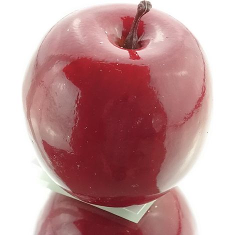 Weihnachtsdeko Apfel Rot Ø 8 cm - Kunststoff