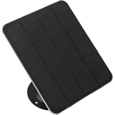 Panneau solaire 5W, support mural avec fixation et câble de charge pour téléphone de 3 m, système d'alimentation solaire pour caméra de sécurité domestique (1/5)