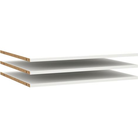 Catania 3 Böden 71,25 cm bis 240 cm Kleiderschrank weiß (1/5)
