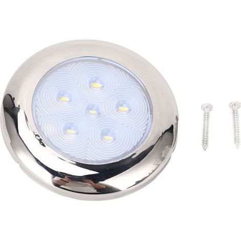 Plafonnier LED 12V pour camping-car, lumière blanche et bleue, étanche, pour bateau, caravane, yacht, cabine de camping-car (1/5)