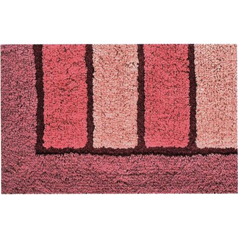 Tappeto Da Bagno Antiscivolo Disegno Line Colore Rosa, misura50x80coloreRosa (1/3)