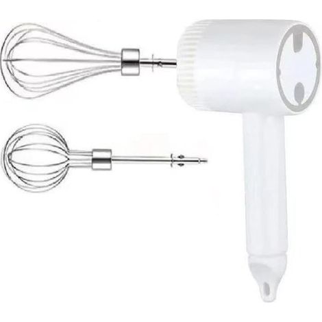 Elektrischer Handmixer – USB-wiederaufladbarer Handmixer mit 3 Geschwindigkeitsstufen für weißen Pudding – Eier verquirlen (1/5)