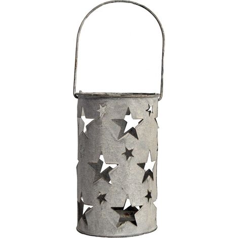Grande Lanterne étoile fer 12x36cm (1/2)