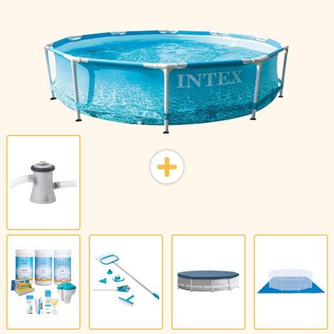 Intex Piscine Tubulaire Ronde - 305x76 cm - 6-pièces S20352 (1/5)
