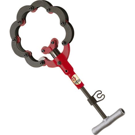 Virax – Coupe-tube fonte BAU SMU 2 1/2''-6'' – Schneidrollen en acier traité – Pour tubes jusqu'à 5 mm d'épaisseur – Coupe nette et précise (1/2)