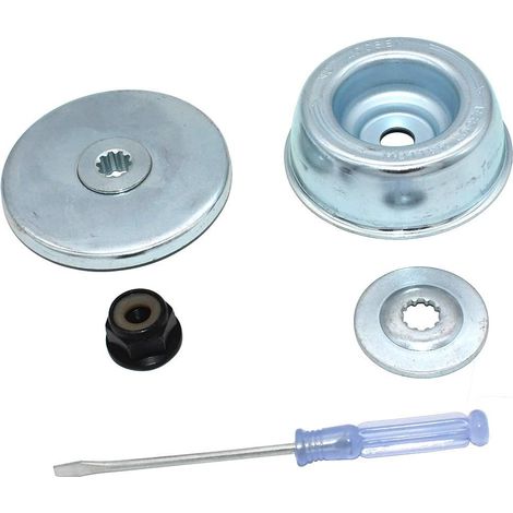 5pcs / Set Pièces et accessoires pour tondeuses pour STIHL FS55 FS56 FS120 FS130 FS130R FS200 FS200R FS250, Haute qualité en métal Lame pour STIHL débroussailleuse Lame Fixation Remplacement Kit (1/5)