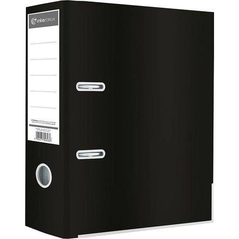 A4/75K Ordner, glänzend schwarz