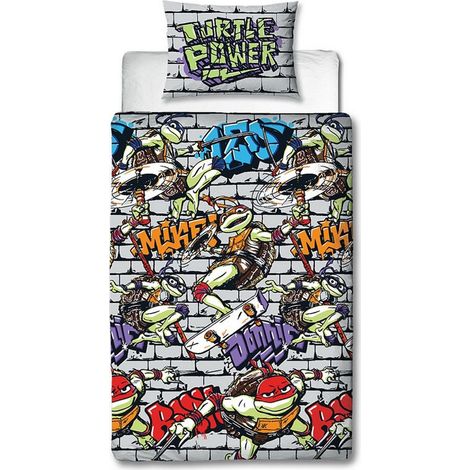 Parure de lit réversible Tortues Ninja (TMTN) Turtle Power -135 x 200 cm (1/5)