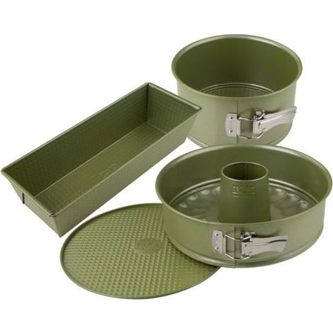 Set aus 3 Kuchenformen - ZENKER - Green Vision - 18 bis 30 cm