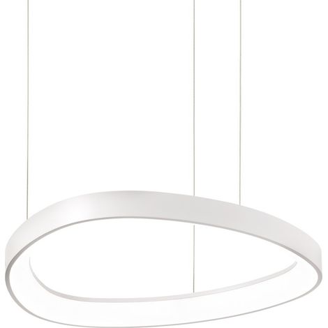 Ideal Lux Sospensione Moderna Gemini 1 luce LED integrato bianca metallo