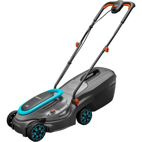GARDENA Cortacésped batería PowerMax ancho de corte 32cm, 18V POWER FOR ALL cargador y batería incluidos, jardines hasta 200 m², capacidad 30 l, altura de corte ajustable, motor PowerPlus (14632-20) (1/5)