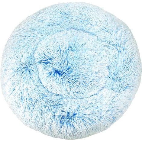 Coussin moelleux lavable pour chat et chien, dégradé bleu, 40 cm – DELKEVIC (1/4)