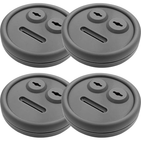 Grommet Pour Sonde De Thermomètre - Silicone Alimentaire Haute Température - Compatible Weber Smokey Mountain 14 18 22 Pouces - 1 2 Ou 4 Pièces (1/2)