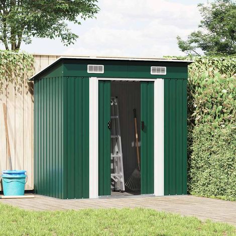Maison Exclusive - Capanno da Giardino Verde Metallo (1/5)