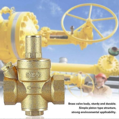 Détendeur WJTG - DN20 3/4" Régulateur de pression d'eau réglable Régulateur de pression d'eau 1,6 MPaJ (1/4)
