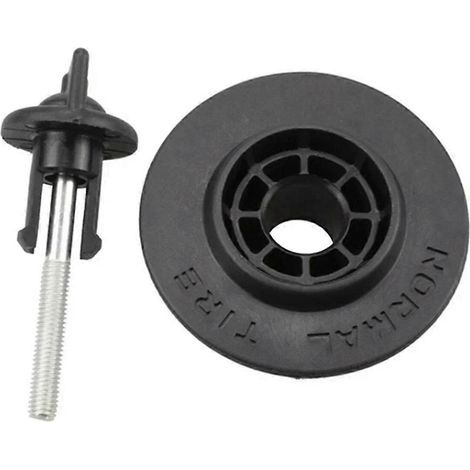 Pour adaptateur de boulon arrière, vis de fixation de roue de secours, noir (1/5)