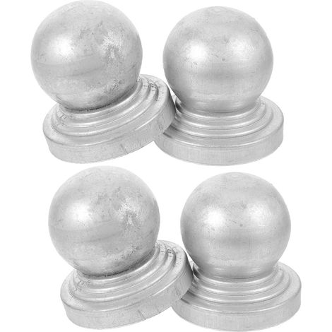 Klassische 4 Stück aus Eisen Kugelförmige in Silber zum