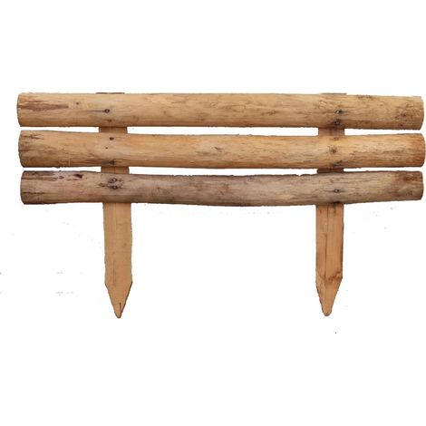 Mini recinzione in legno di castagno Minny 80 x h 23/45 cm (1/2)
