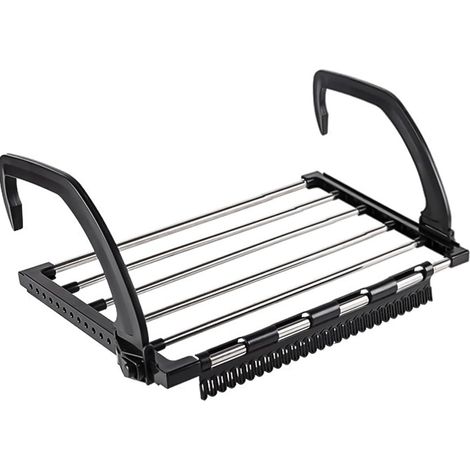 Séchoir à linge pliable pour radiateur de balcon (1/5)