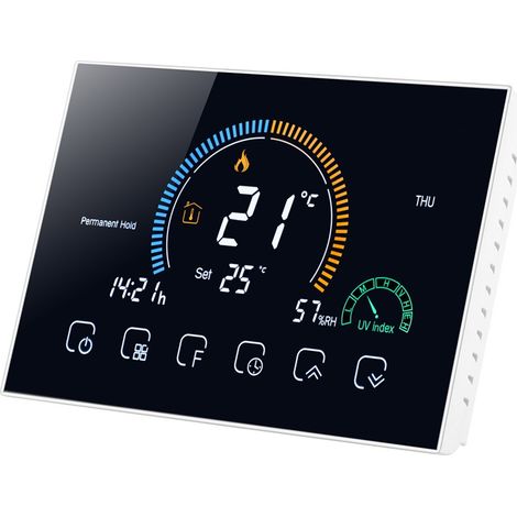Termostato ZigBee Beca BHT-8000GBLZB Nero (1/2)