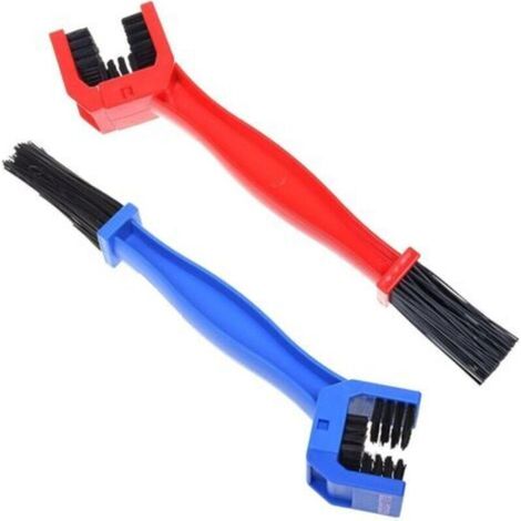 Spazzola per catena da moto, spazzola per catena da bicicletta, spazzola per la pulizia della catena da moto, set di spazzole per la pulizia della catena da moto, pulizia della catena da bicicletta (r
