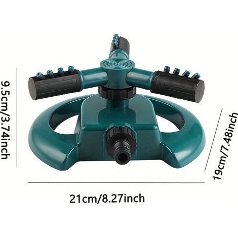 Irrigatore automatico rotante a 360° - Verde pavone, 1 pezzo-lsw (1/3)