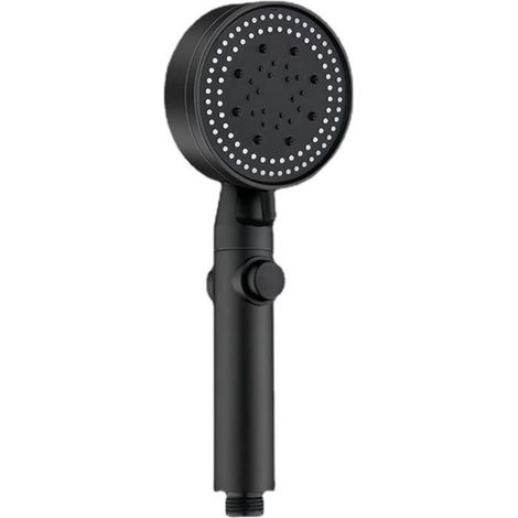 Pommeau de douche économie d'eau – Avec bouton stop – Douchette haute pression réglable et amovible (1/4)