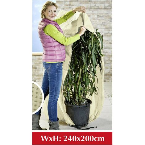 Toison de protection des plantes, beige, 200 x 500 cm - Beige (1/5)