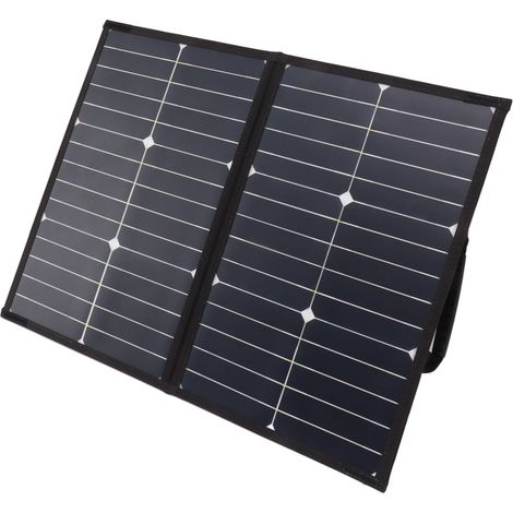Panneau solaire pliable 42 W 16 V avec contrôleur 30 A, étanche et haute efficacité, idéal pour le camping et la randonnée. (1/5)