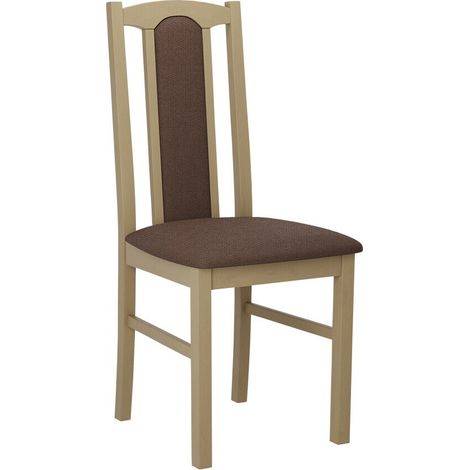 Silla Victorville 145, Soro 28, 95x43x47cm, Tapiz, De madera, Madera, Muebles ya montados (1/4)