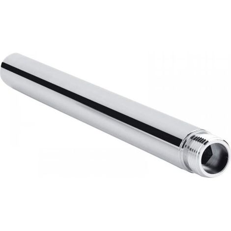 Bras de Douche Extension en Acier Inoxydable Rallonge de Douche 20cm Tube D'extension de Douche Rond G 1/2" Bras D'extension de Pomme de Douche Accessoire de Salle de Bain