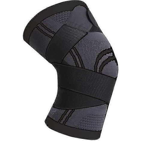 Genouillère pour l'arthrite, en nylon élastique de sport avec sangle de compression pour soulager la douleur (unité) (1/3)