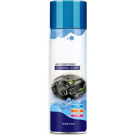 Nettoyant mousse multifonction pour climatiseur, anti-taches, déodorant intérieur voiture, nettoyeur de sièges auto (1/5)