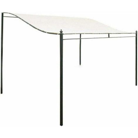 Ersatz-Überdachung für Pavillon/Gartenlaube – 300D wasserdichte Plane mit hohem Dach, Markise, wasserdichtes/reißfestes Gewebe, 3 m x 2,6 m (ohne Gestelle) – Crezuo