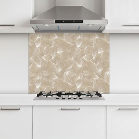 CRÉDENCE CUISINE Organic - Texture - Beige 80x60 cm