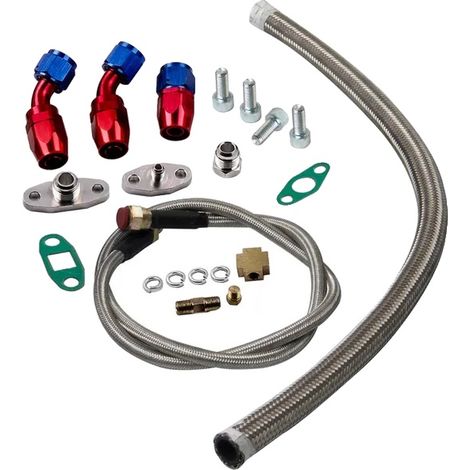 Turbochargeur, Collecteur Compatible, Kit de Ligne d'Huile, ligne d'huile (1/2)