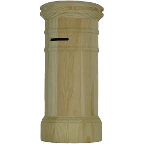 TrAdE Shop Traesio - Salvadanaio Forma Torre Tappo In Gomma Decoupage Monete Banconote Idea Regalo -