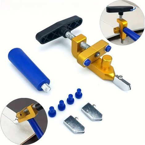 2-in-1 Manual Glass and Tile Cutter with Diamond Wheel – Precision Cutting Tool for DIY and Construction (1/5)