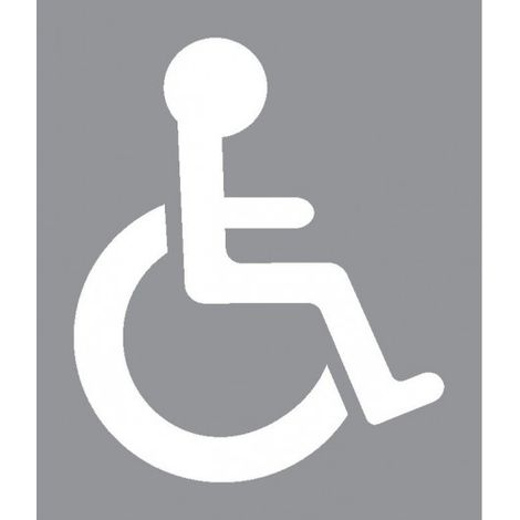 SOFOP TALIAPLAST - Pochoir "handicapé" 1x1,20m (signalisation horizontale)