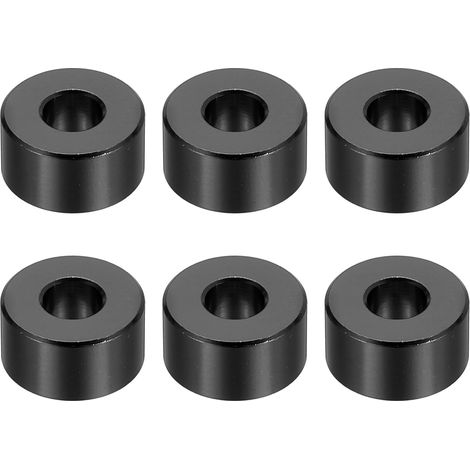 6 Pièces Entretoises en Aluminium M6 Entretoise en Aluminium Noire (1/5)
